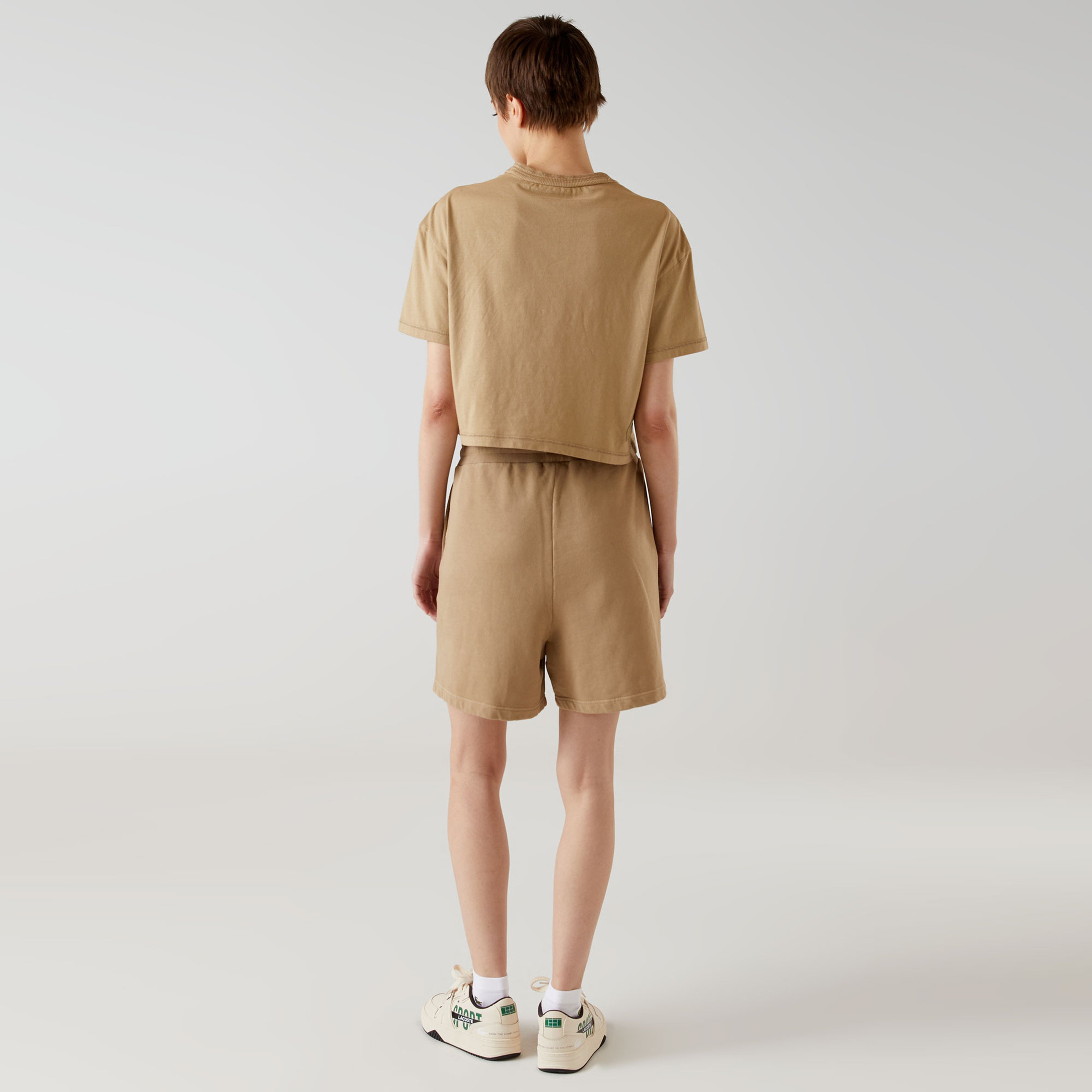 Lacoste x House of SuperStep Kadın Kahverengi Şort