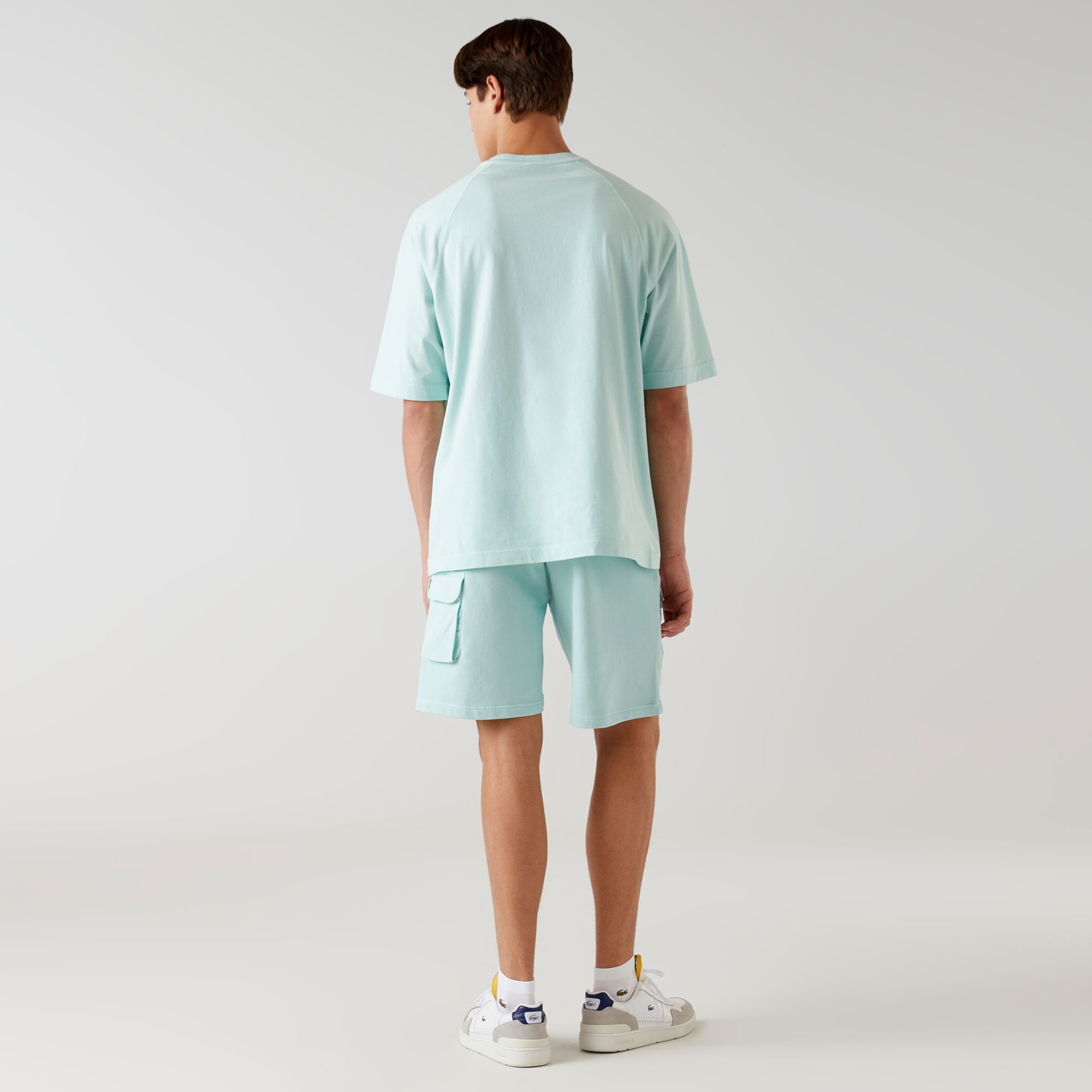 Lacoste x House of SuperStep Erkek Yeşil Şort