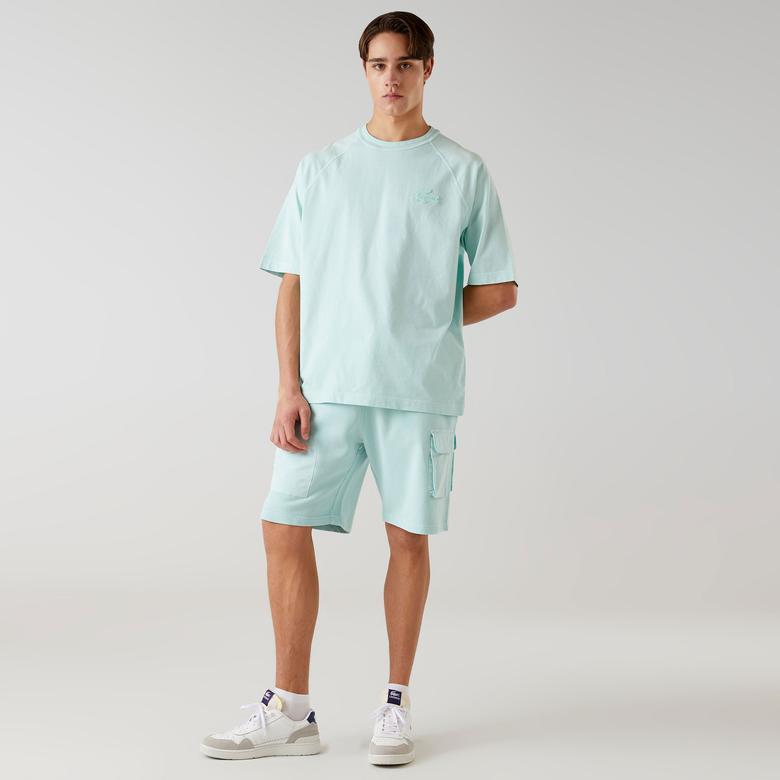 Lacoste x House of SuperStep Erkek Yeşil Şort