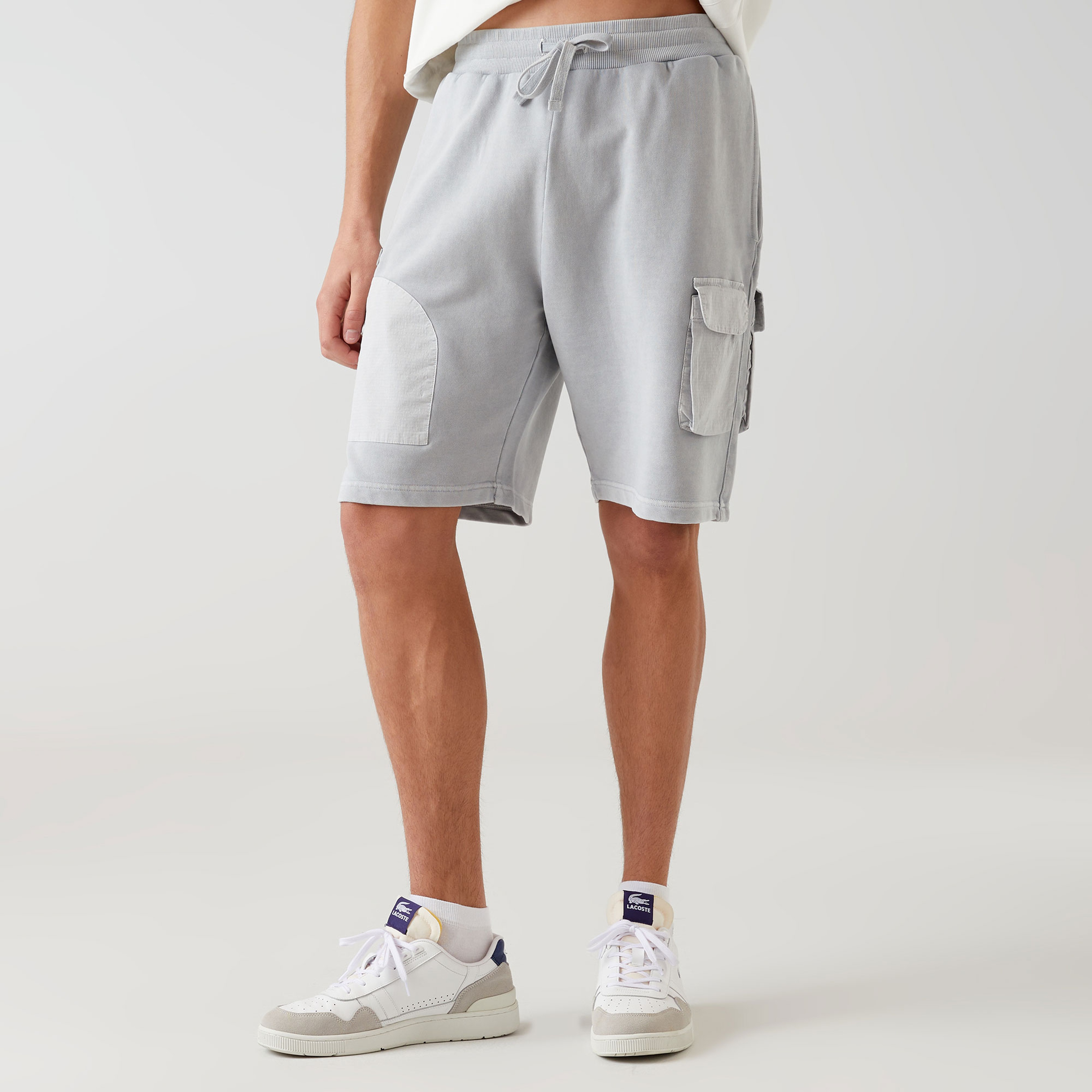 Lacoste x House of SuperStep Erkek Gri Şort