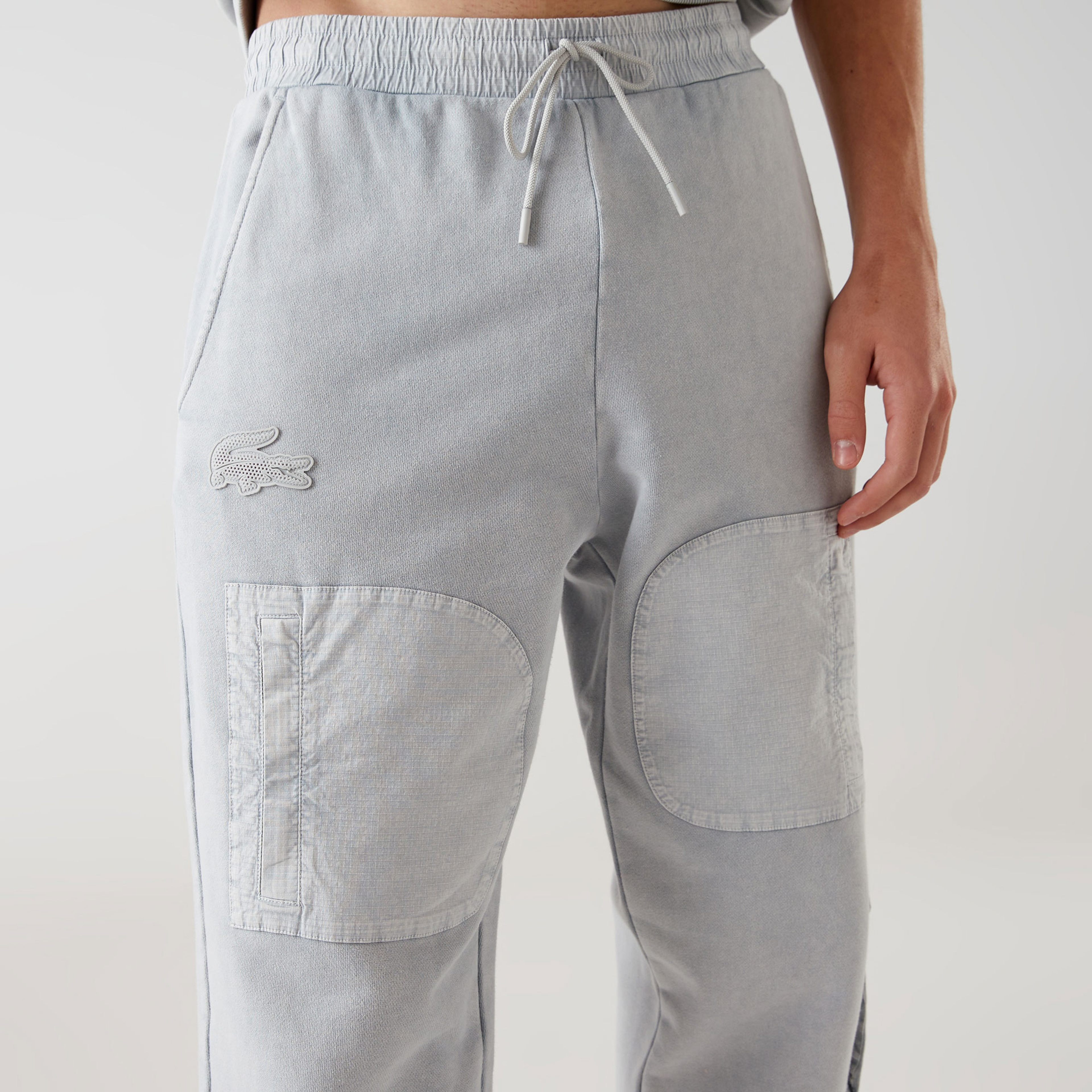 Lacoste x House of SuperStep Erkek Gri Eşofman Altı