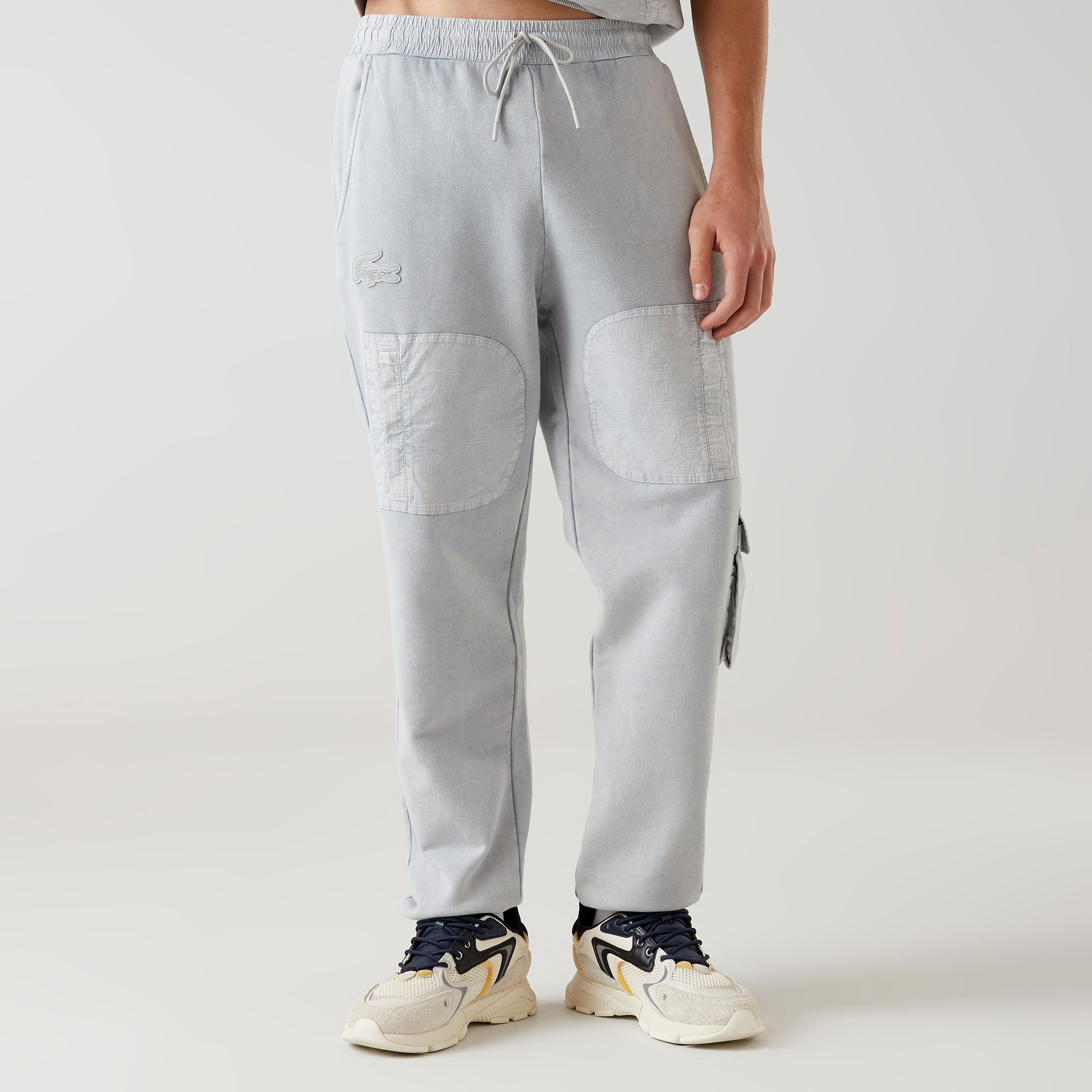 Lacoste x House of SuperStep Erkek Gri Eşofman Altı