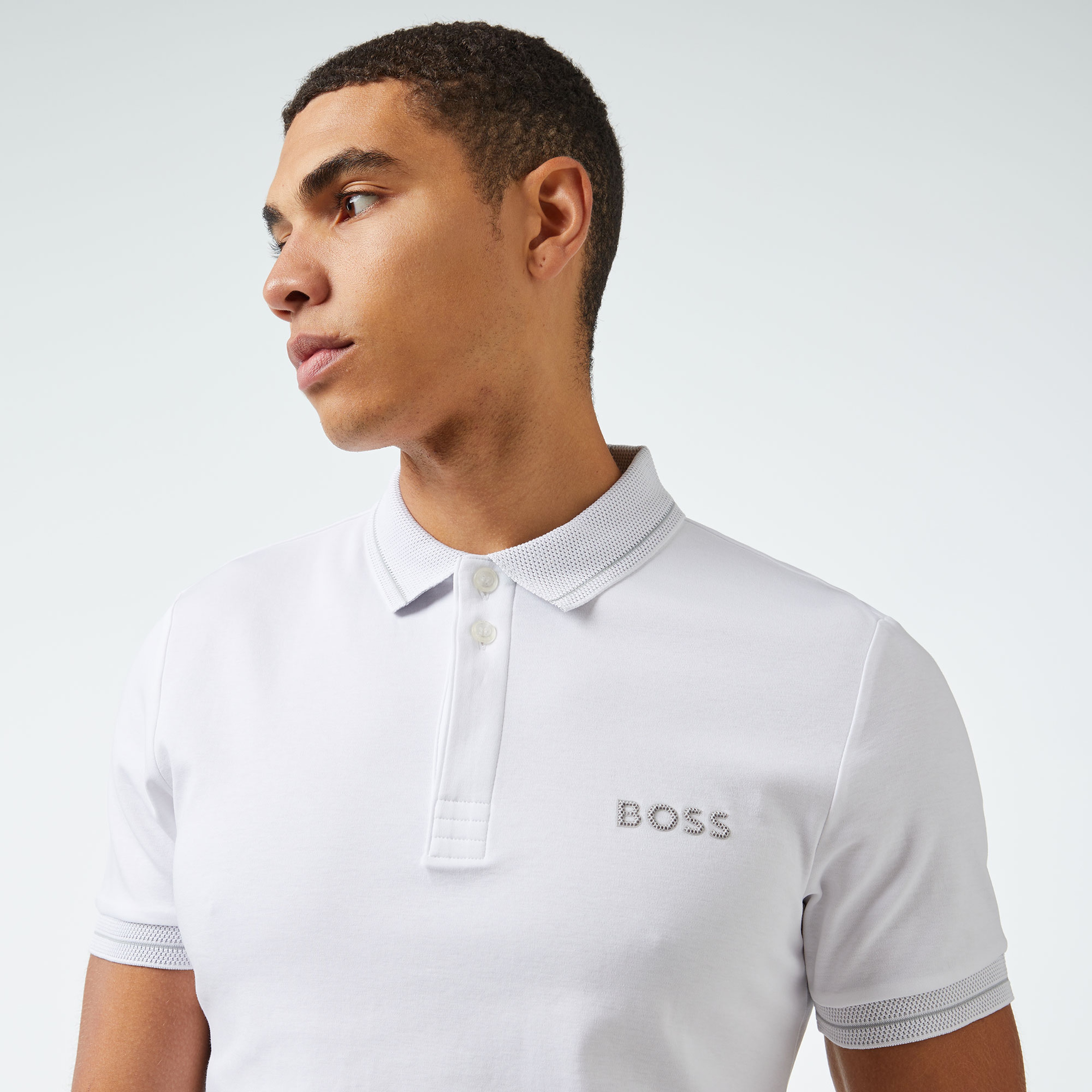 Boss Erkek Beyaz Polo