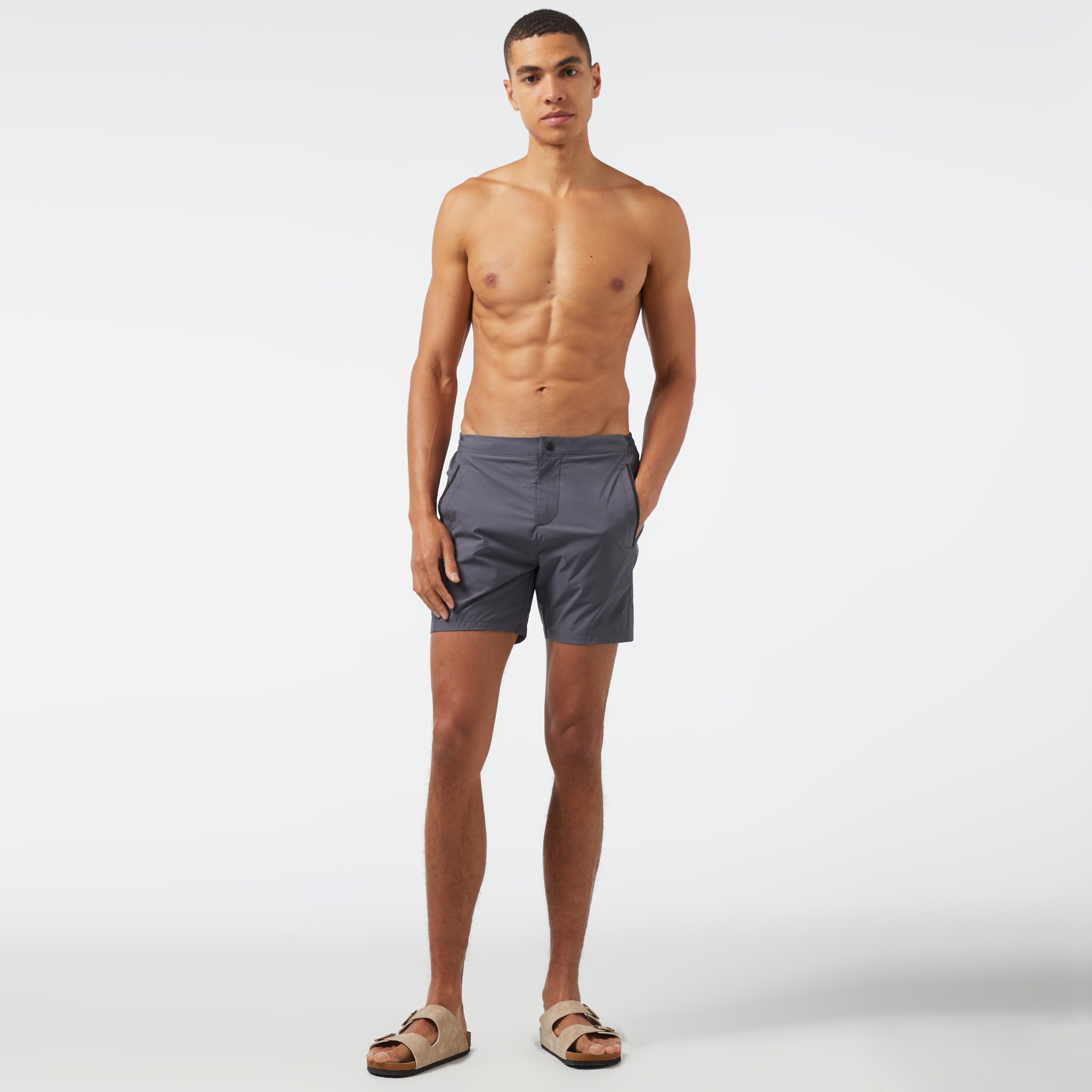 NAUTICA ERKEK GRİ CLASSIC FIT ŞORT