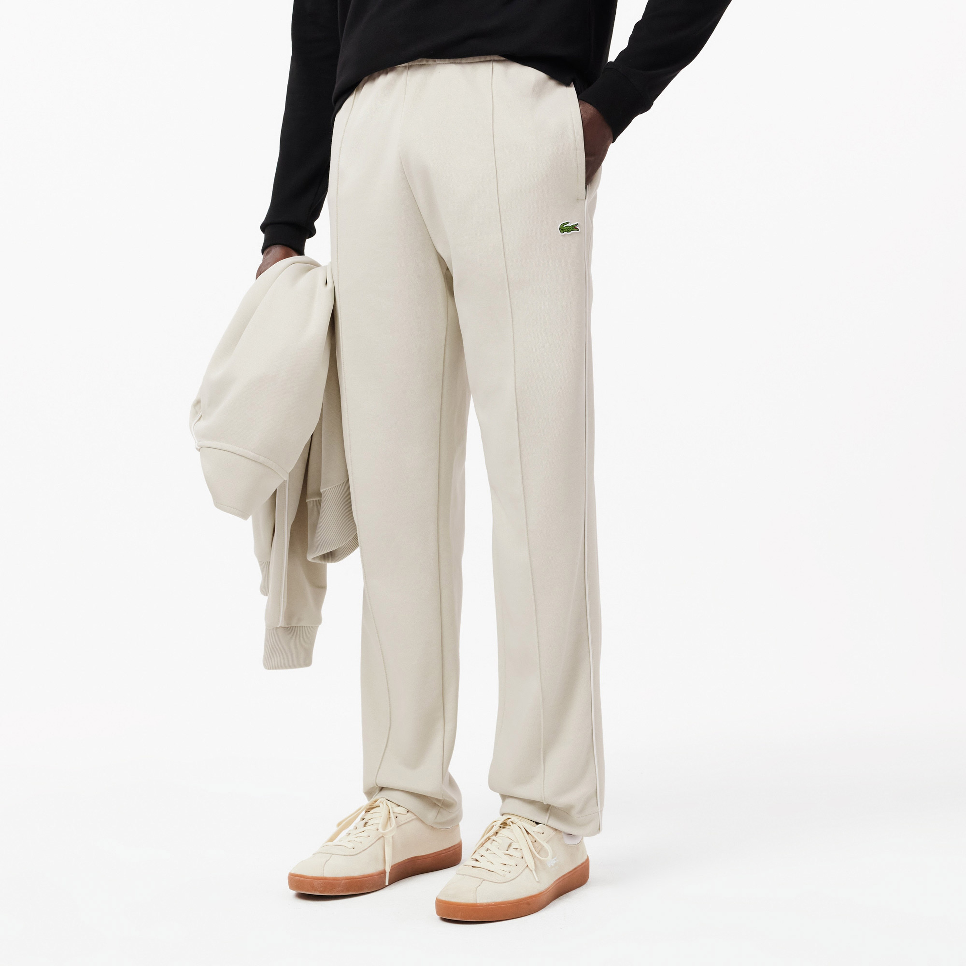 Erkek Regular Fit Krem Eşofman Altı