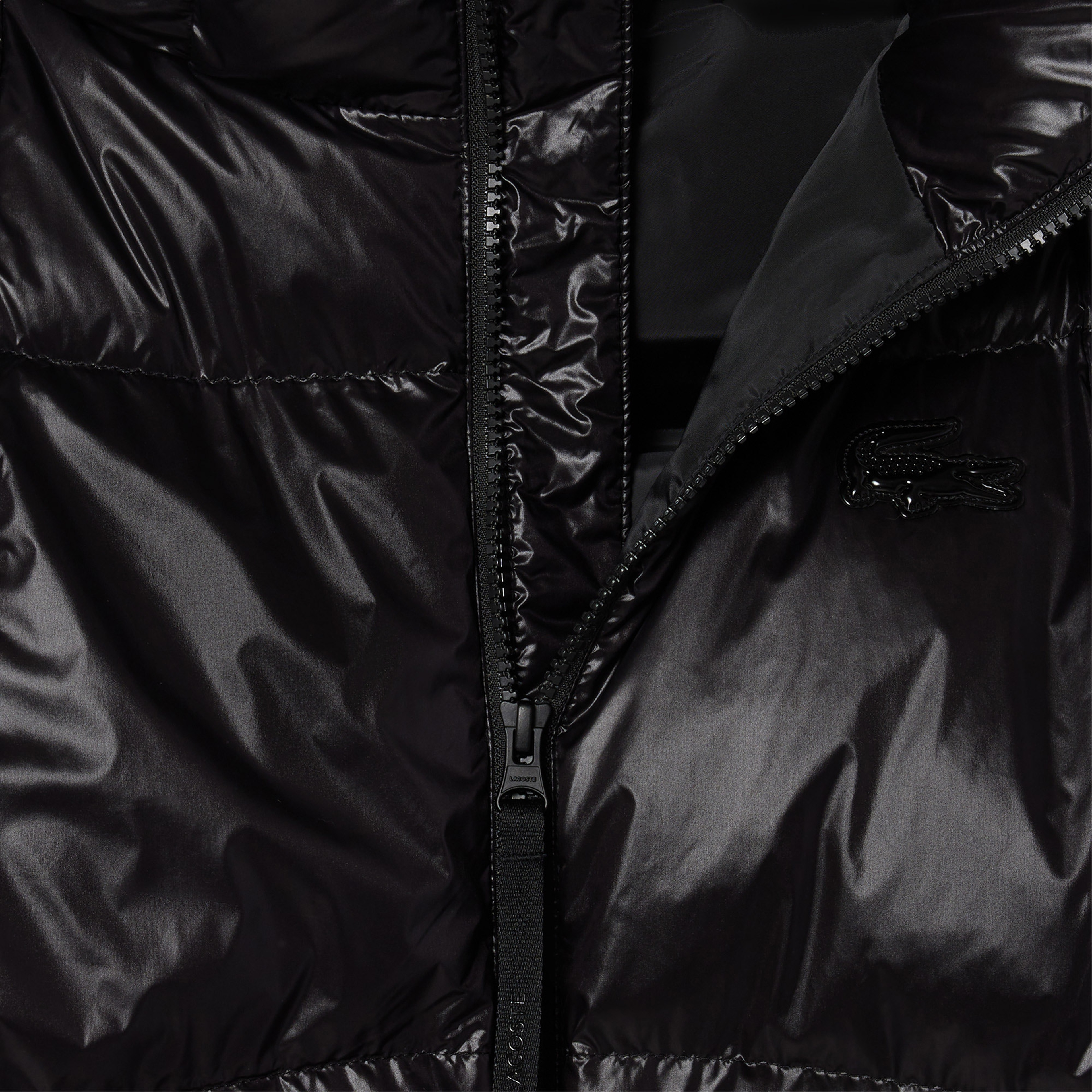 Erkek Relaxed Fit Kapüşonlu Siyah Mont