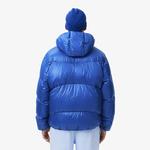 Erkek Relaxed Fit Kapüşonlu Mavi Mont