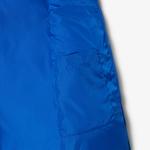 Erkek Relaxed Fit Kapüşonlu Mavi Mont