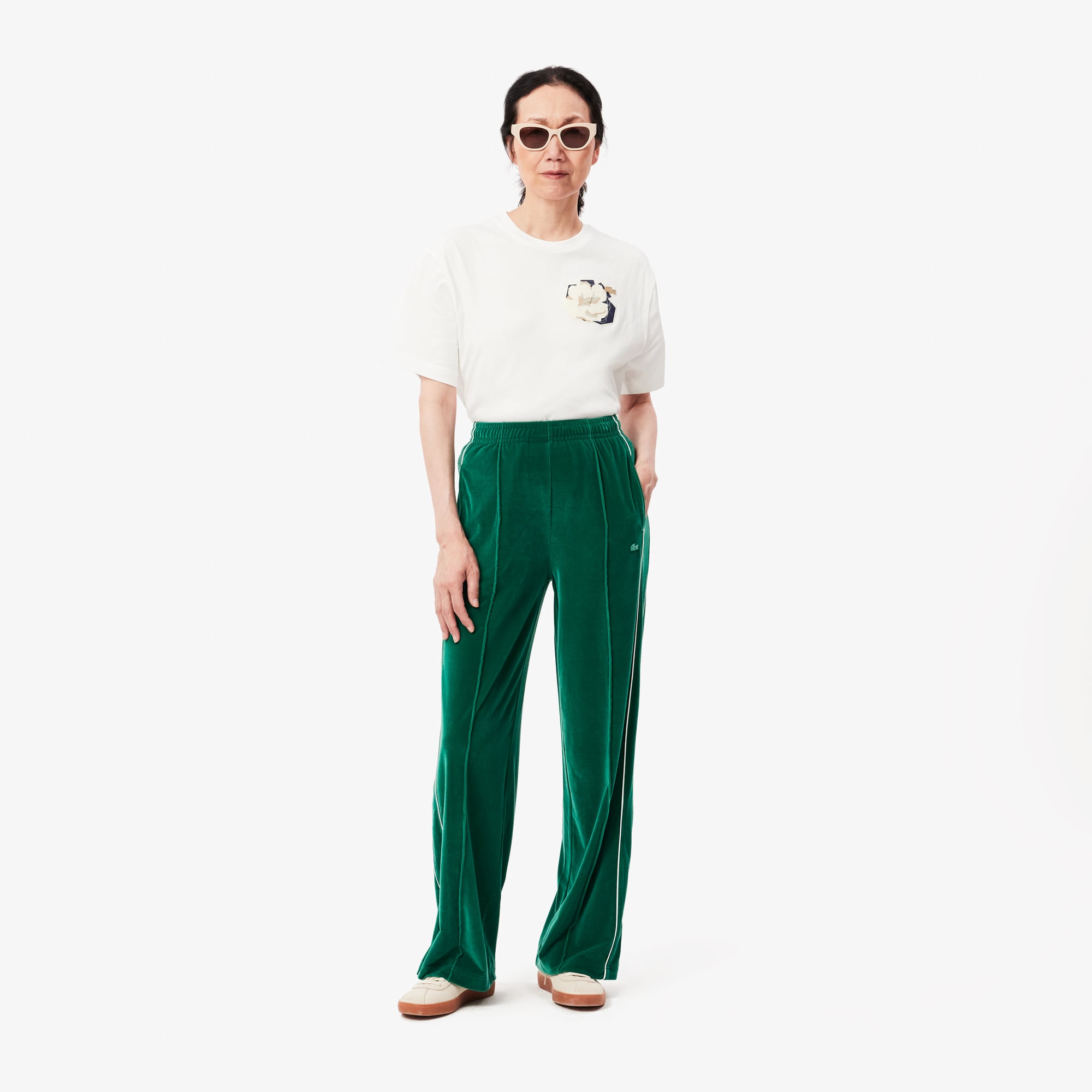 VELVET Anima E/A線 Kadın Relaxed Fit Kadife Koyu Yeşil Eşofman Altı34XF2650| Occasion