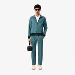 Paris Erkek Regular Fit Monogram Yeşil Eşofman Altı