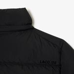 Kadın Relaxed Fit Kapüşonlu Siyah Şişme Mont