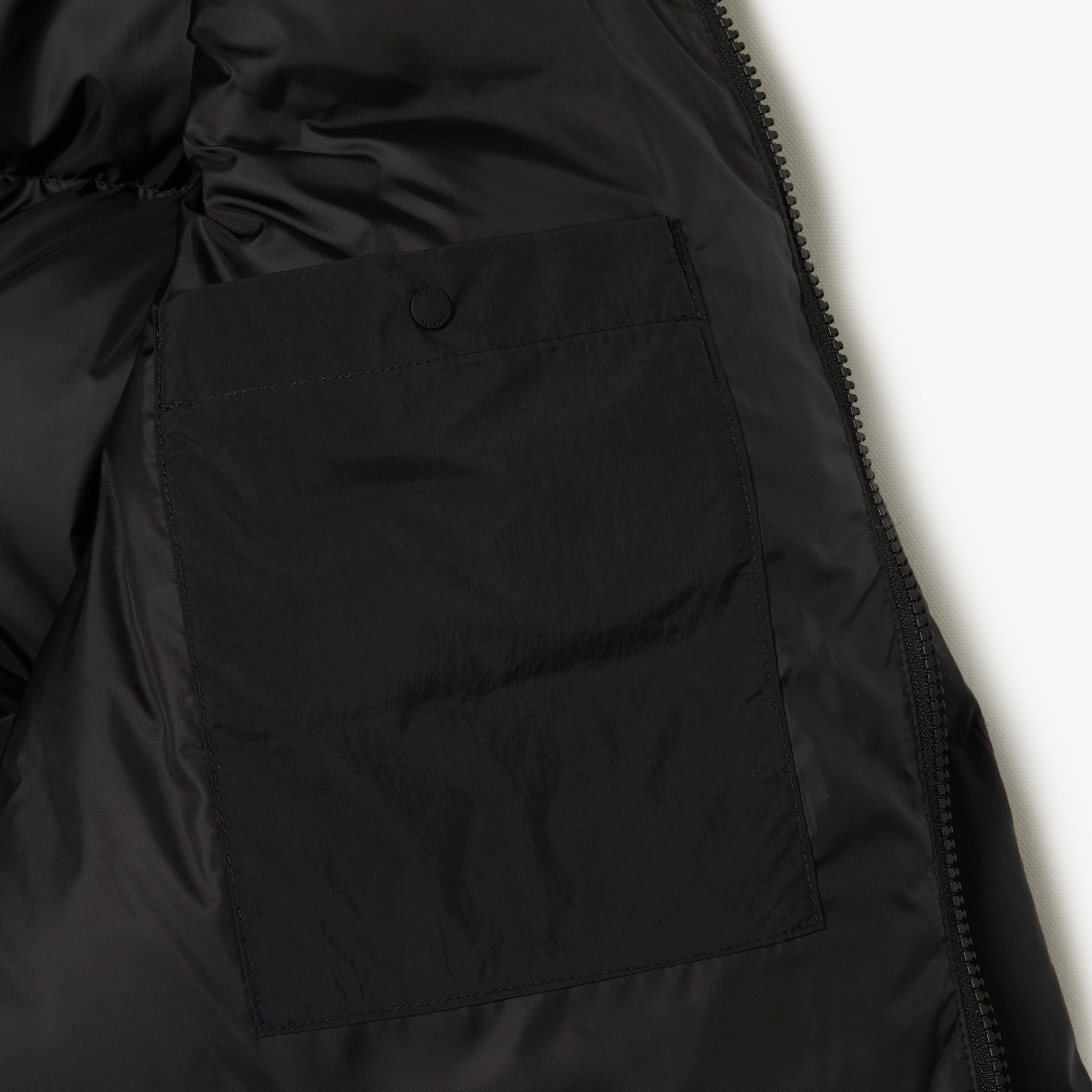 Kadın Relaxed Fit Kapüşonlu Siyah Şişme Mont