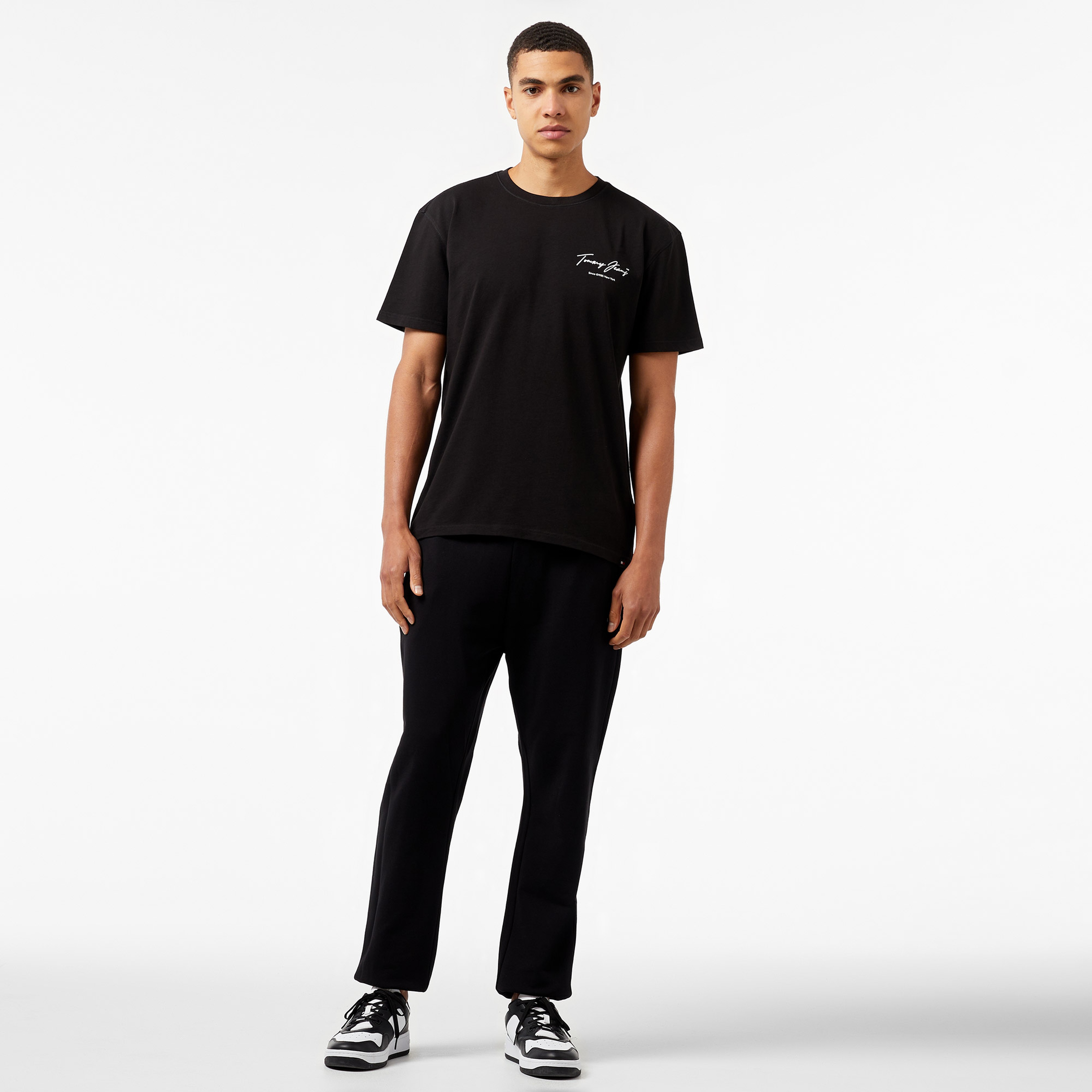 Tommy Jeans Reg Vintage Dna Erkek Siyah T-Shirt