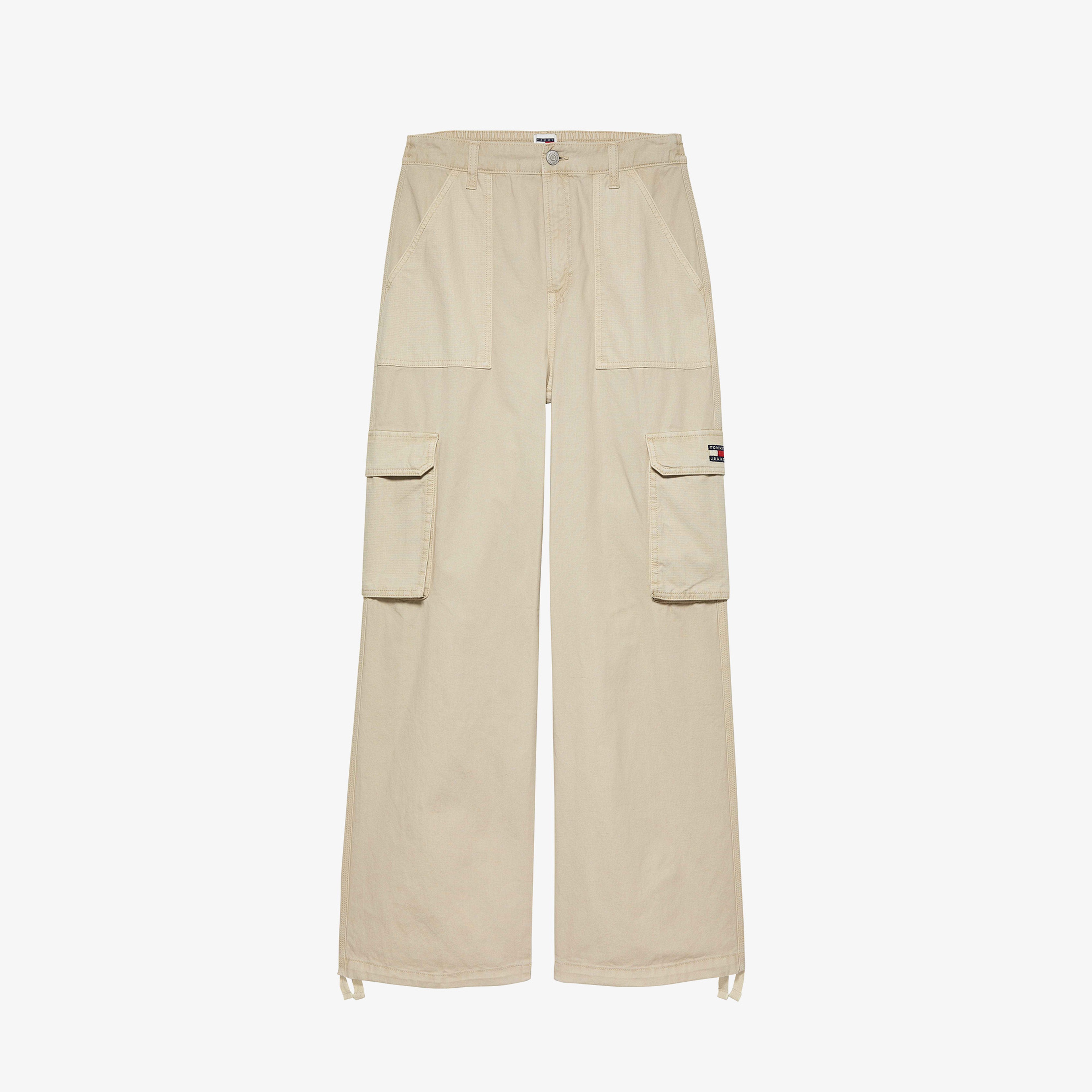 Tommy Jeans Kadın Bej Pantolon