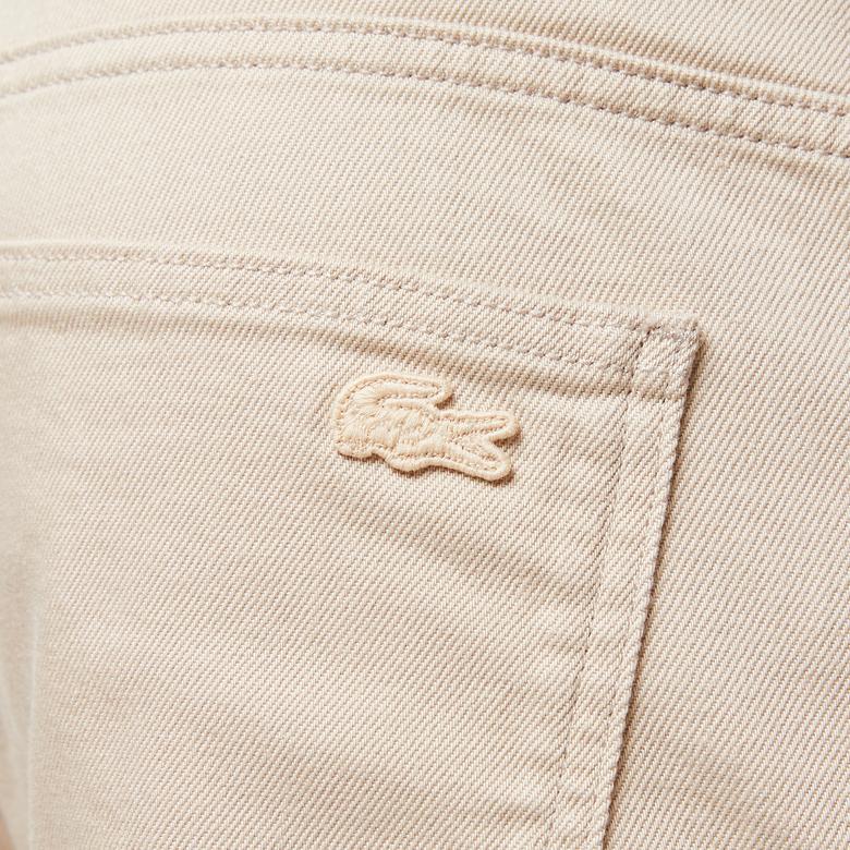 Erkek Relaxed Fit Krem Kargo Pantolon