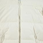 Kadın Relaxed Fit Dik Yaka Krem Mont