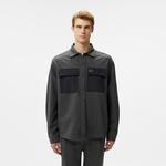 Erkek Relaxed Fit Koyu Gri Gömlek