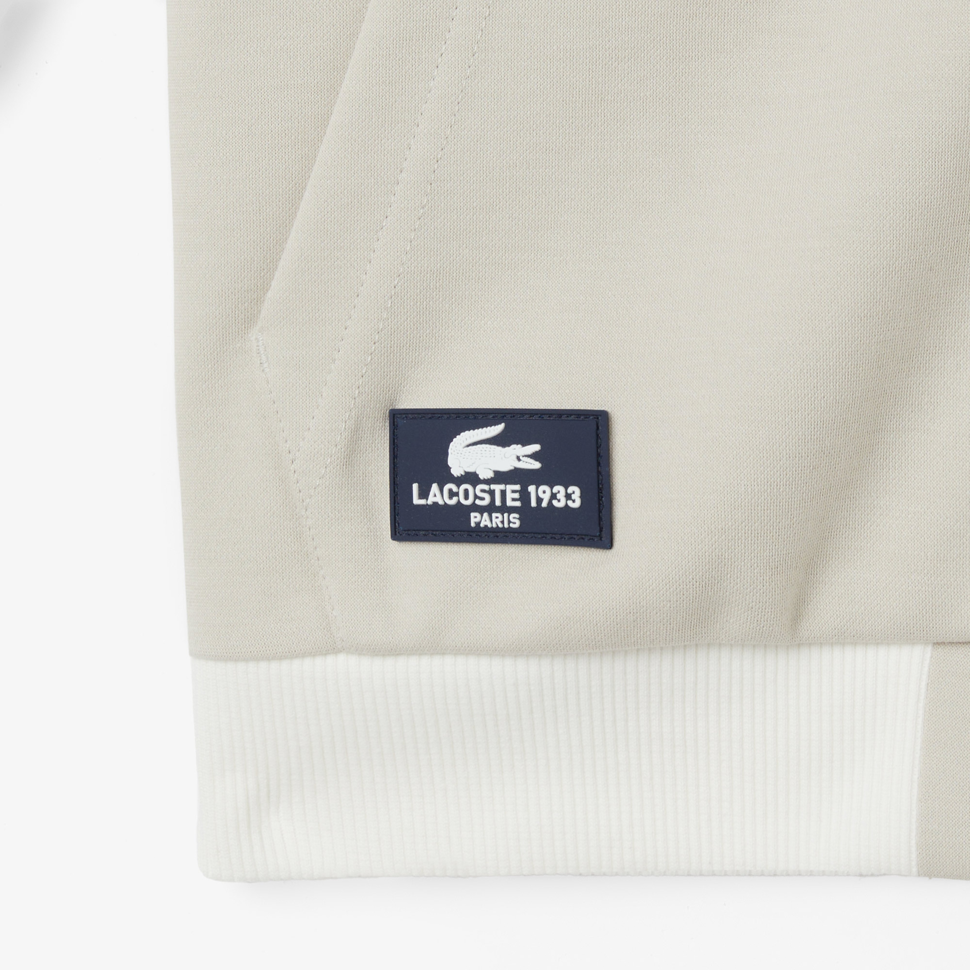 Erkek Slim Fit Kapüşonlu Gri Sweatshirt