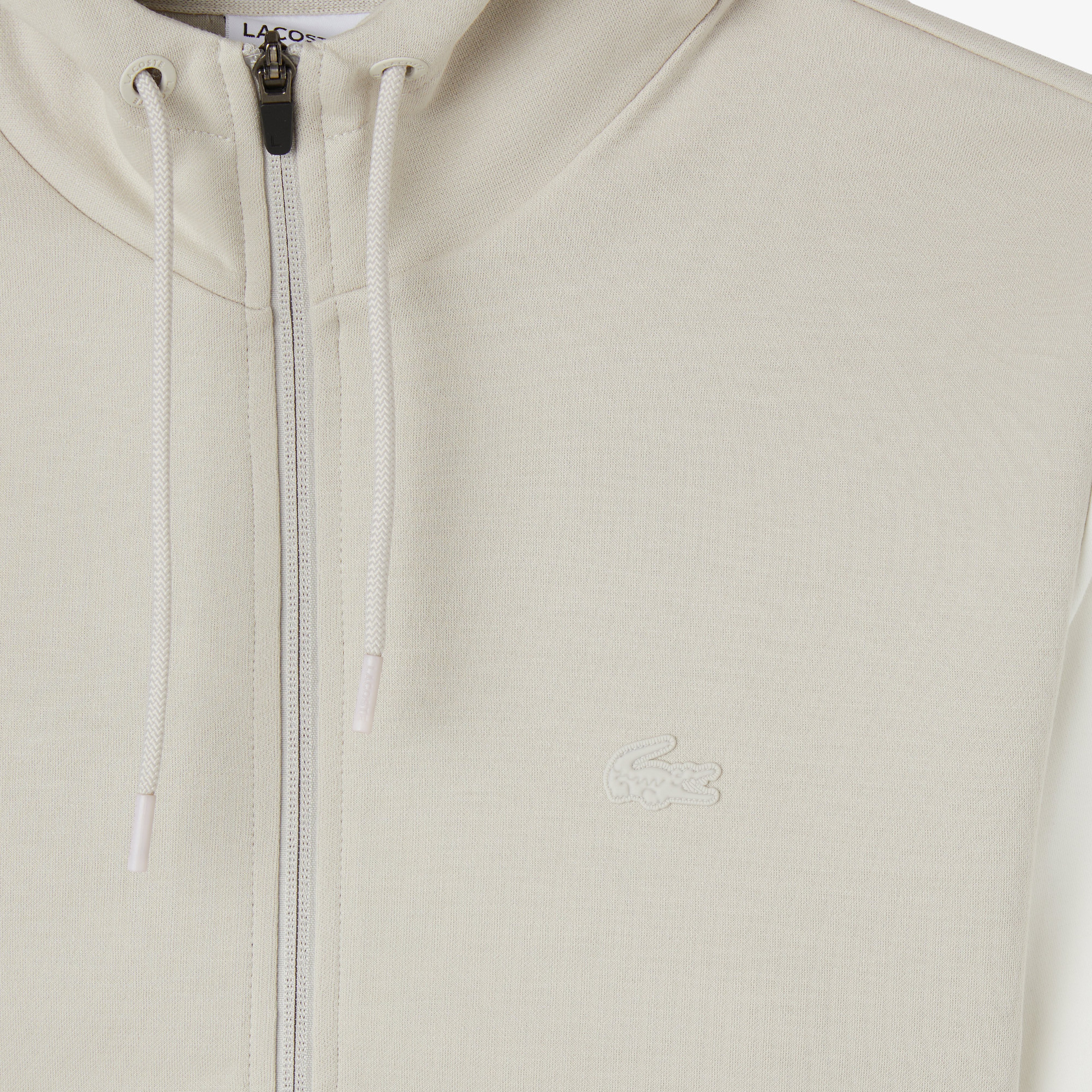 Erkek Slim Fit Kapüşonlu Gri Sweatshirt