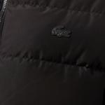 Erkek Regular Fit Kapüşonlu Siyah Şişme Mont