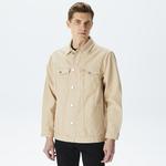 Erkek Gömlek Yaka Bej Ceket