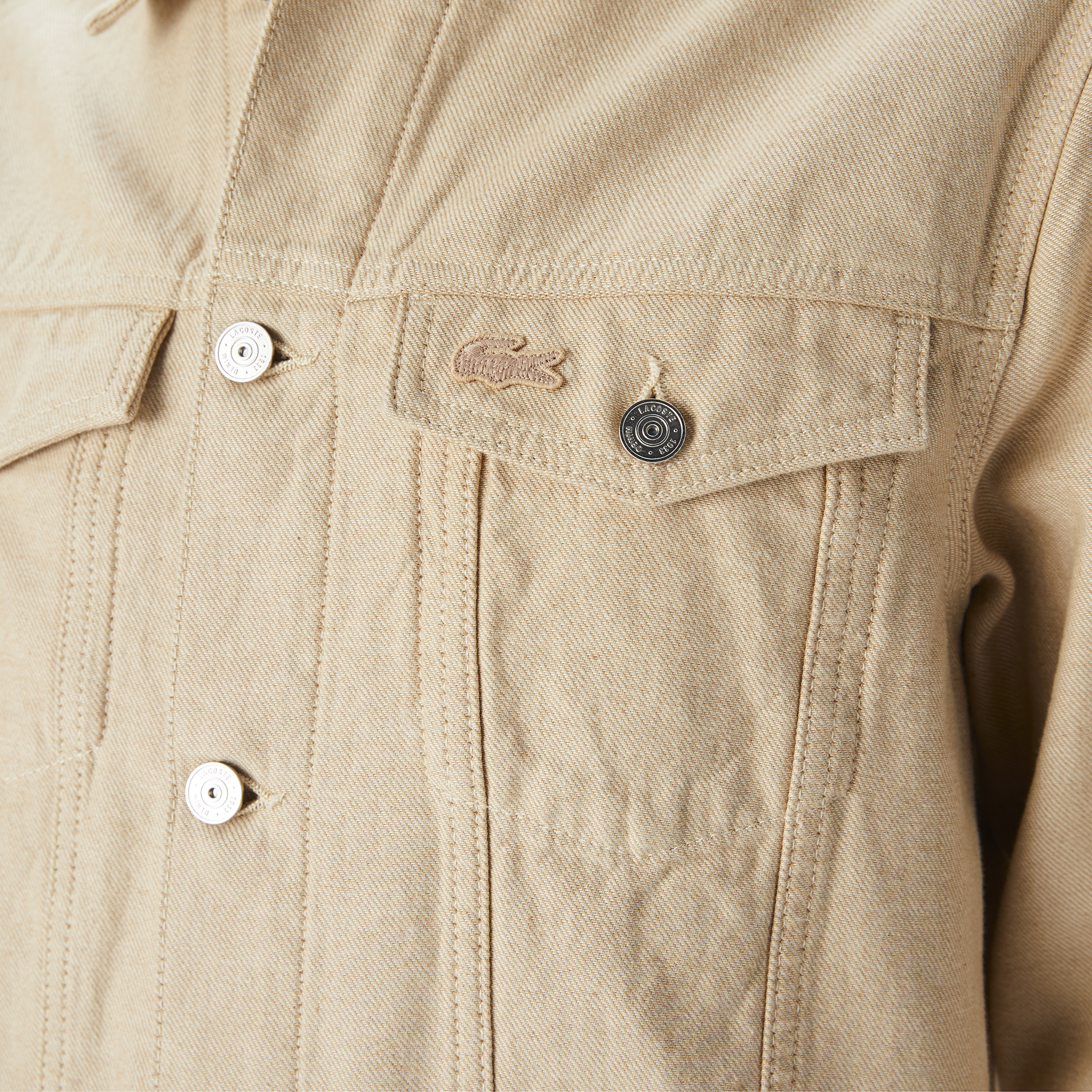 Erkek Gömlek Yaka Bej Ceket