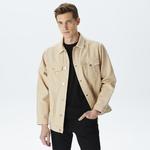 Erkek Gömlek Yaka Bej Ceket