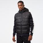 Erkek Kapüşonlu Siyah Mont