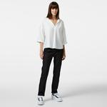 Kadın Regular Fit Denim Siyah Pantolon