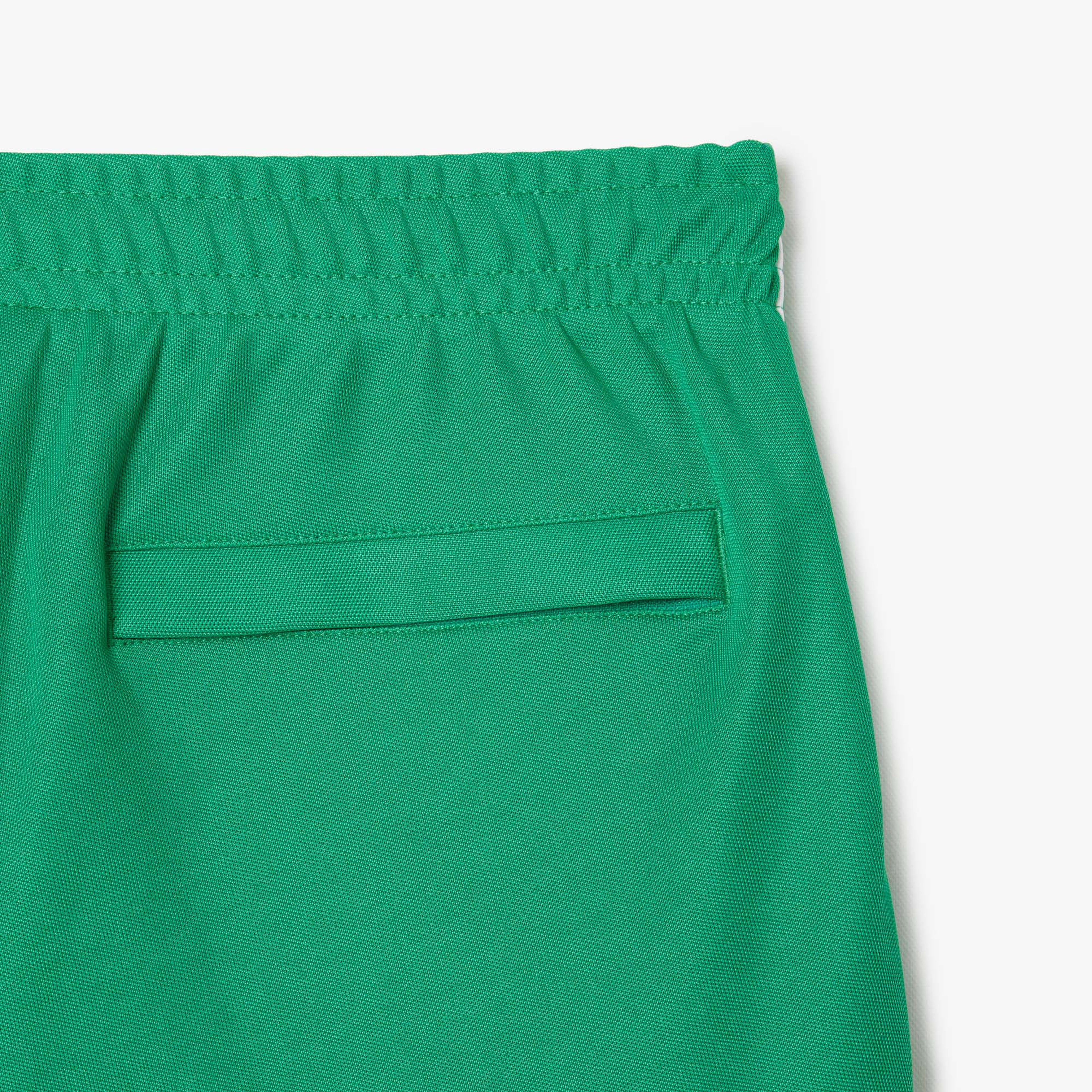 Erkek Regular Fit Çizgili Yeşil Eşofman Altı