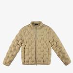 Erkek Regular Fit Kapüşonlu Kapitone Kahverengi Mont