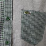 Erkek Regular Fit Ekose Koyu Yeşil Gömlek