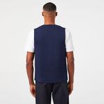 Erkek Classic Fit Lacivert Triko Yelek