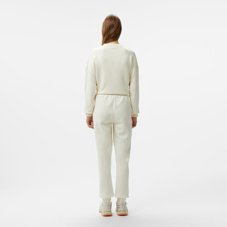 Kadın Jogger Beyaz Pantolon