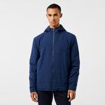 Erkek Relaxed Fit Kapüşonlu Lacivert Yağmurluk