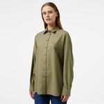 Kadın Loose Fit Haki Gömlek