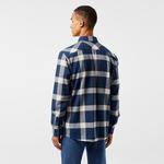 Erkek Regular Fit Ekose Lacivert Gömlek