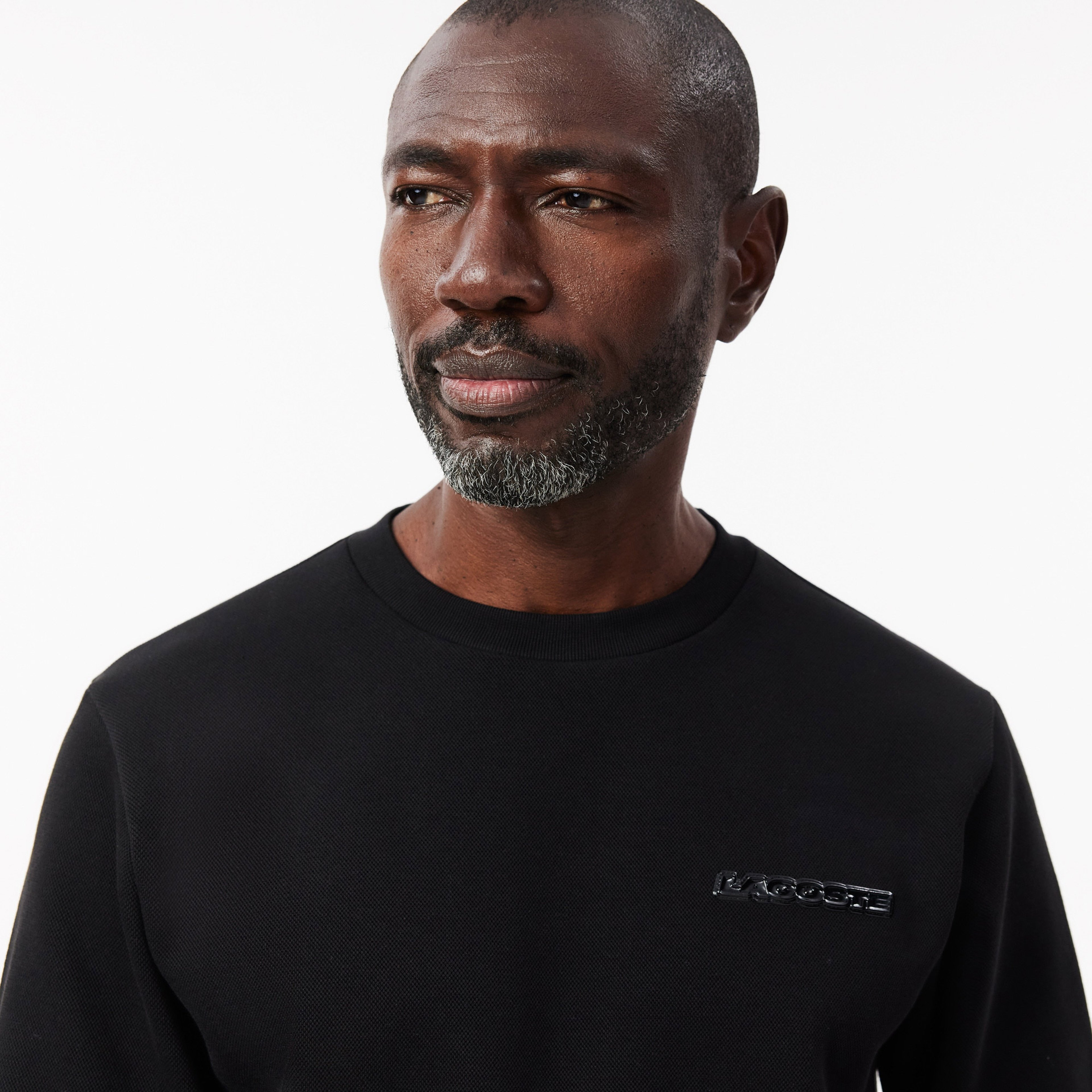 Erkek Classic Fit Bisiklet Yaka Siyah Sweatshirt