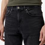 Erkek Regular Fit Denim Gri Pantolon