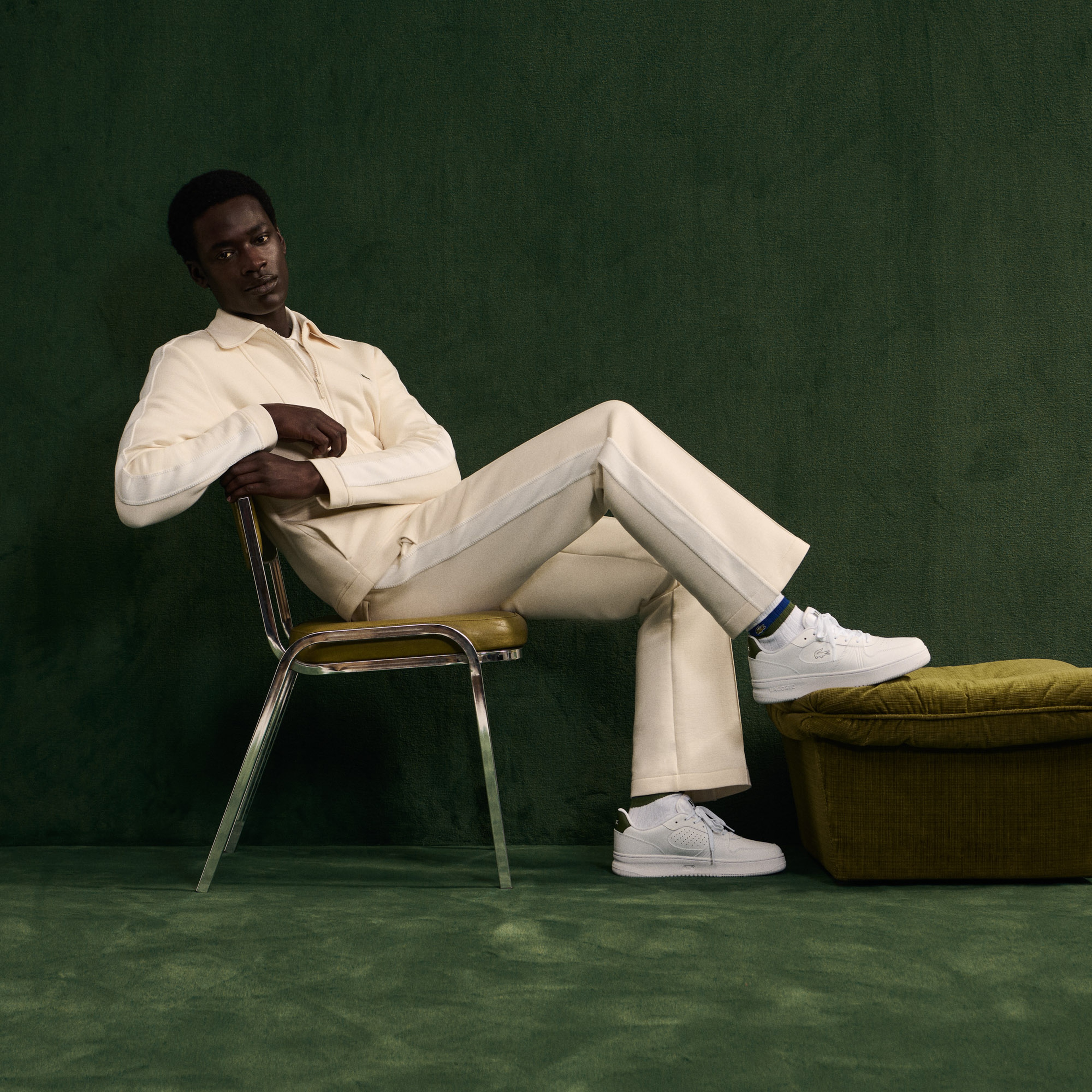 L001 Set Erkek Beyaz Sneaker