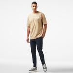 Nautica Erkek Bej Oversize Kısa Kollu T-Shirt