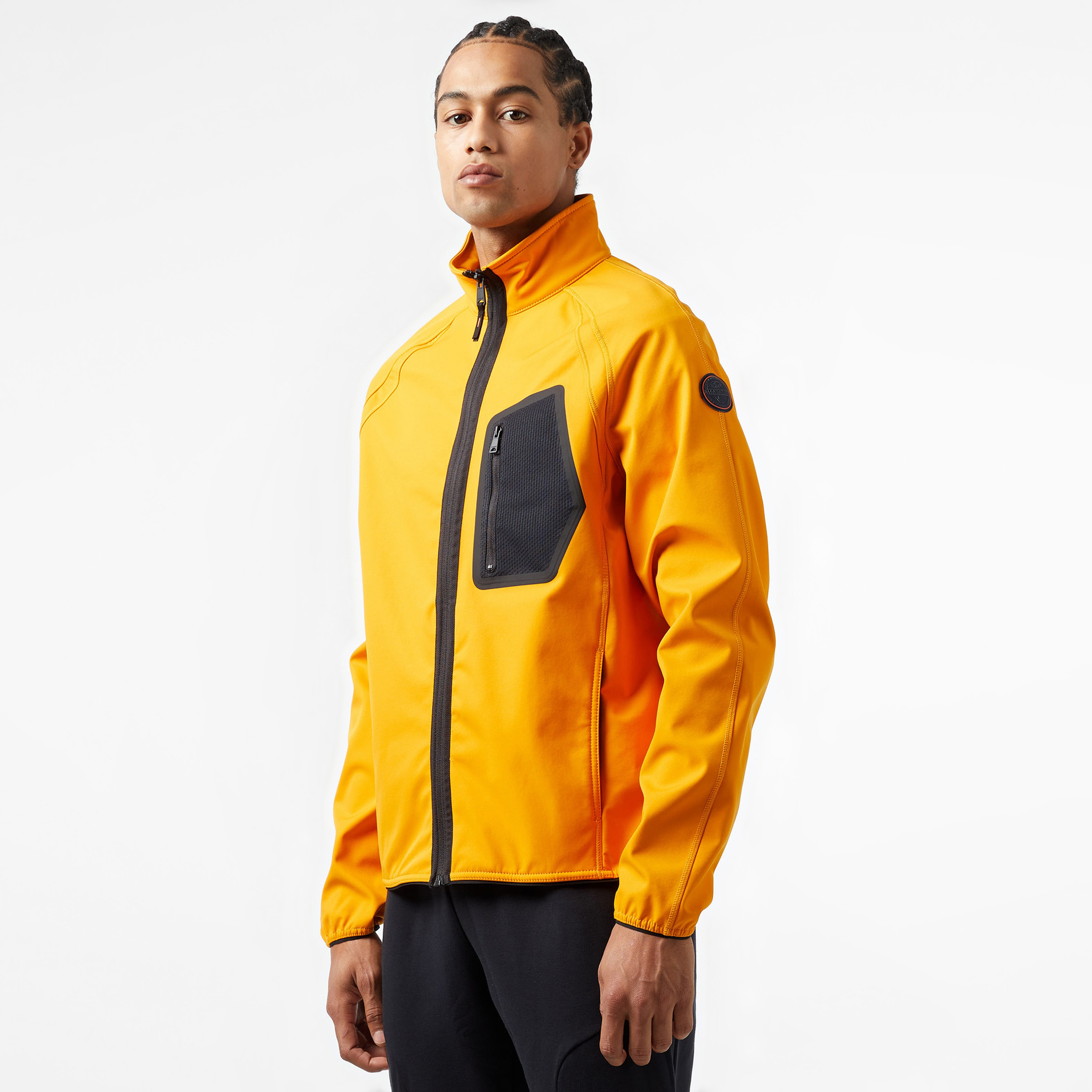 Napapijri B-Lorze Full-Zip Stand Erkek Turuncu Sweatshirt