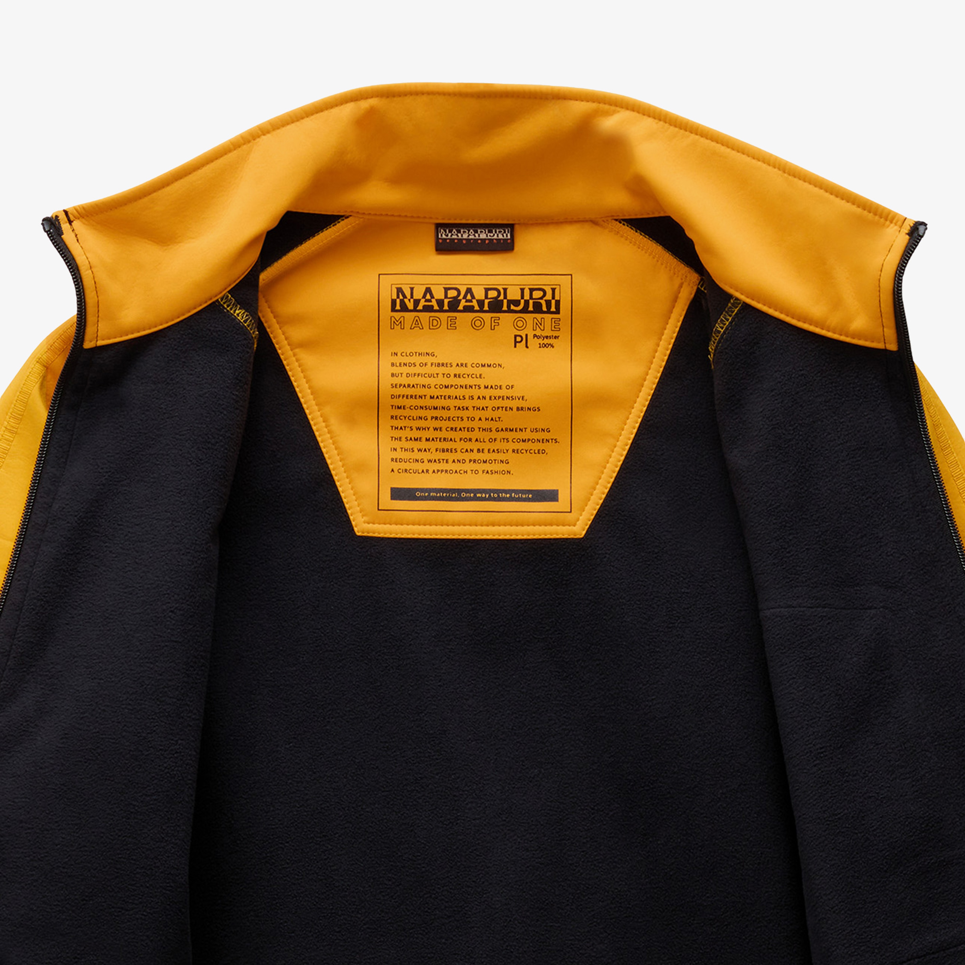 Napapijri B-Lorze Full-Zip Stand Erkek Turuncu Sweatshirt