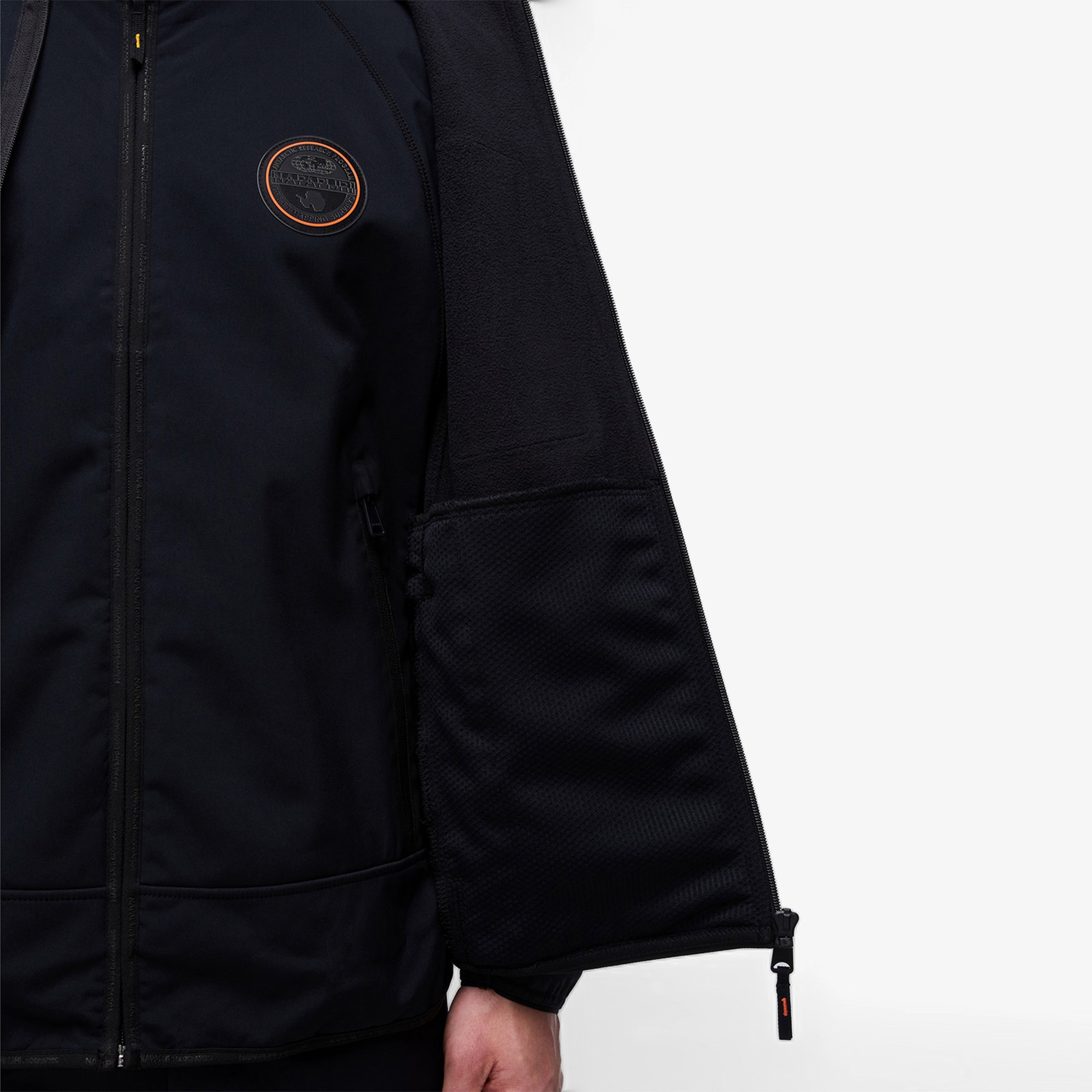 Napapijri B-Lorze FZ Stand Erkek Siyah Sweatshirt