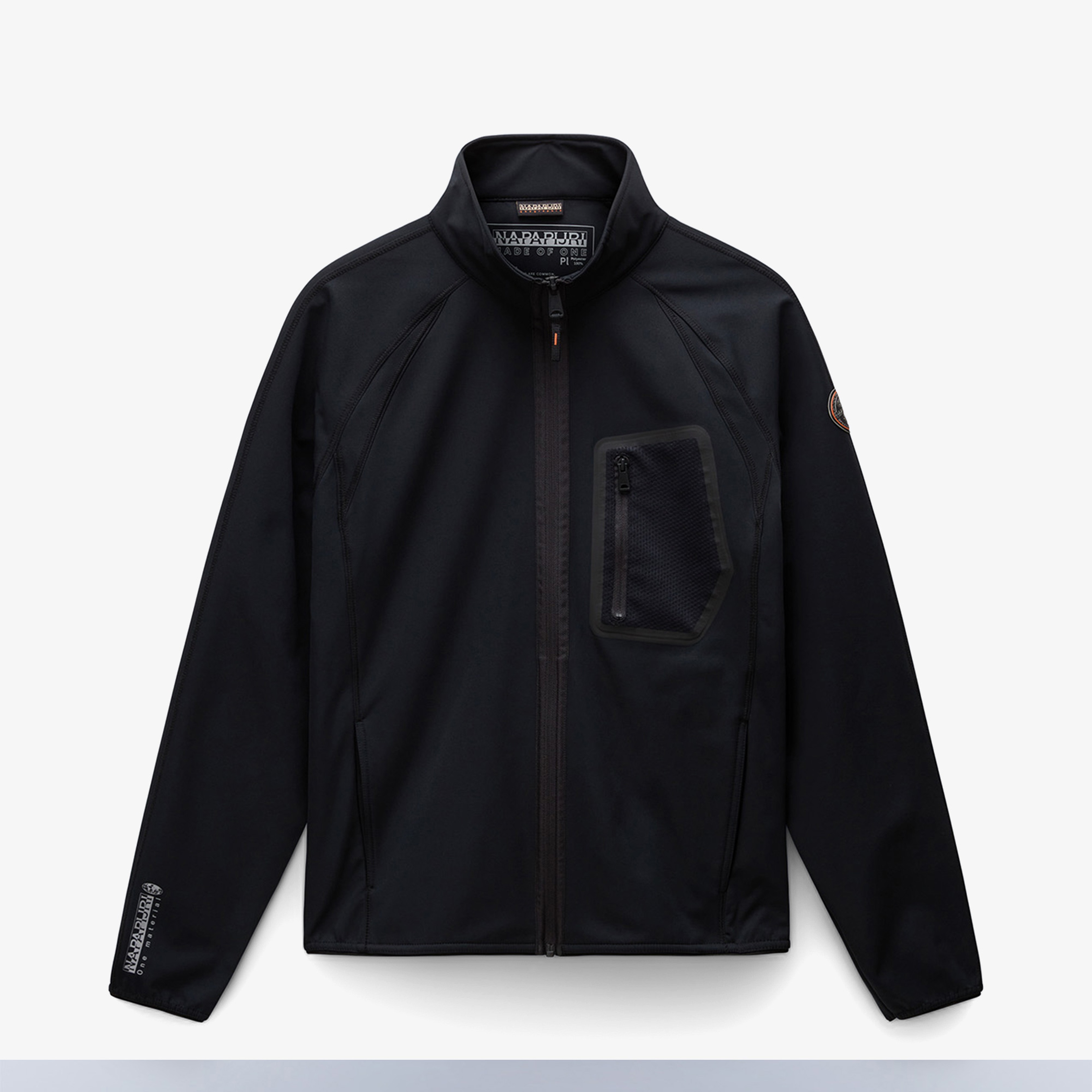 Napapijri B-Lorze FZ Stand Erkek Siyah Sweatshirt