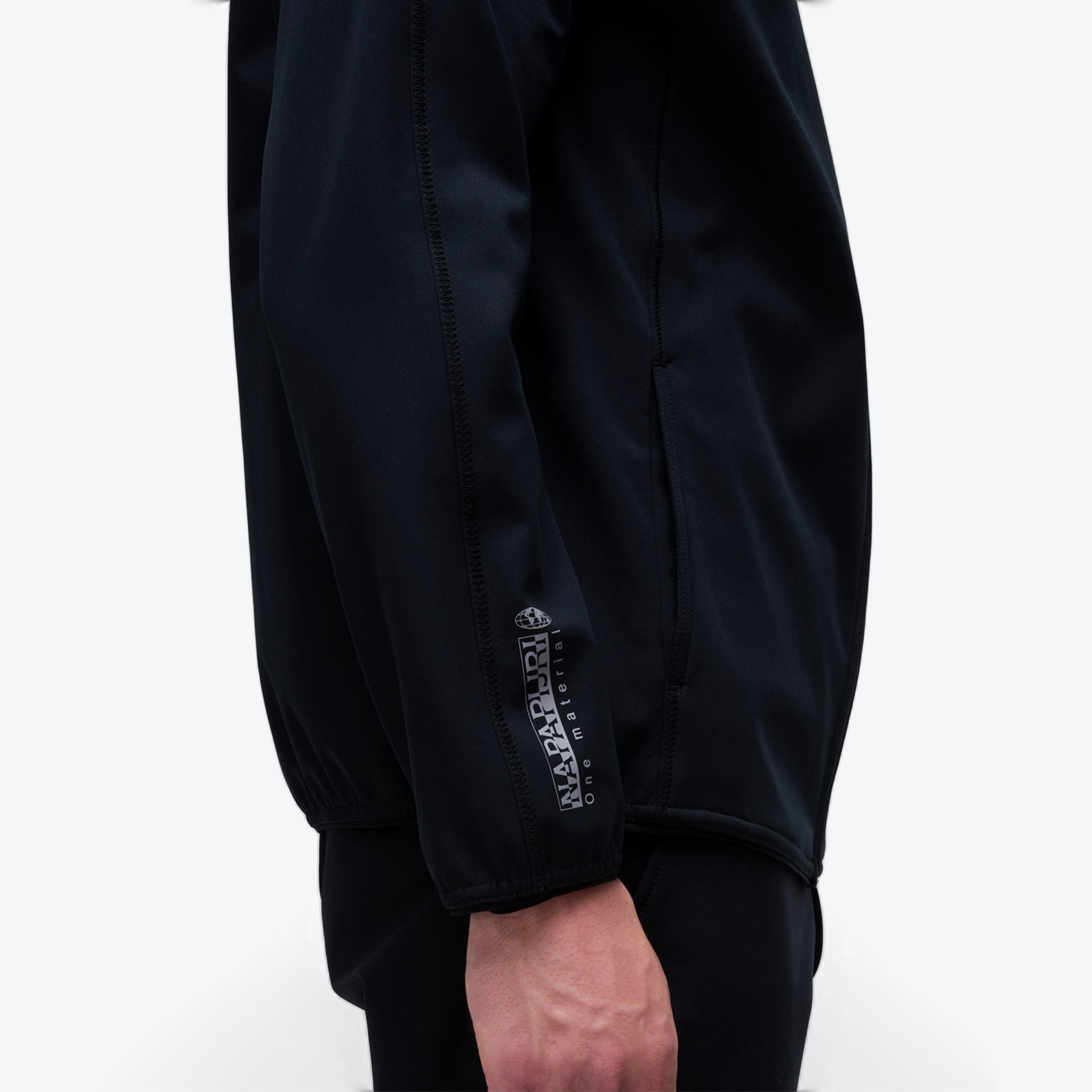 Napapijri B-Lorze FZ Stand Erkek Siyah Sweatshirt