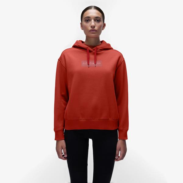 Napapijri B-Box Logo H W Kadın Kırmızı Sweatshirt