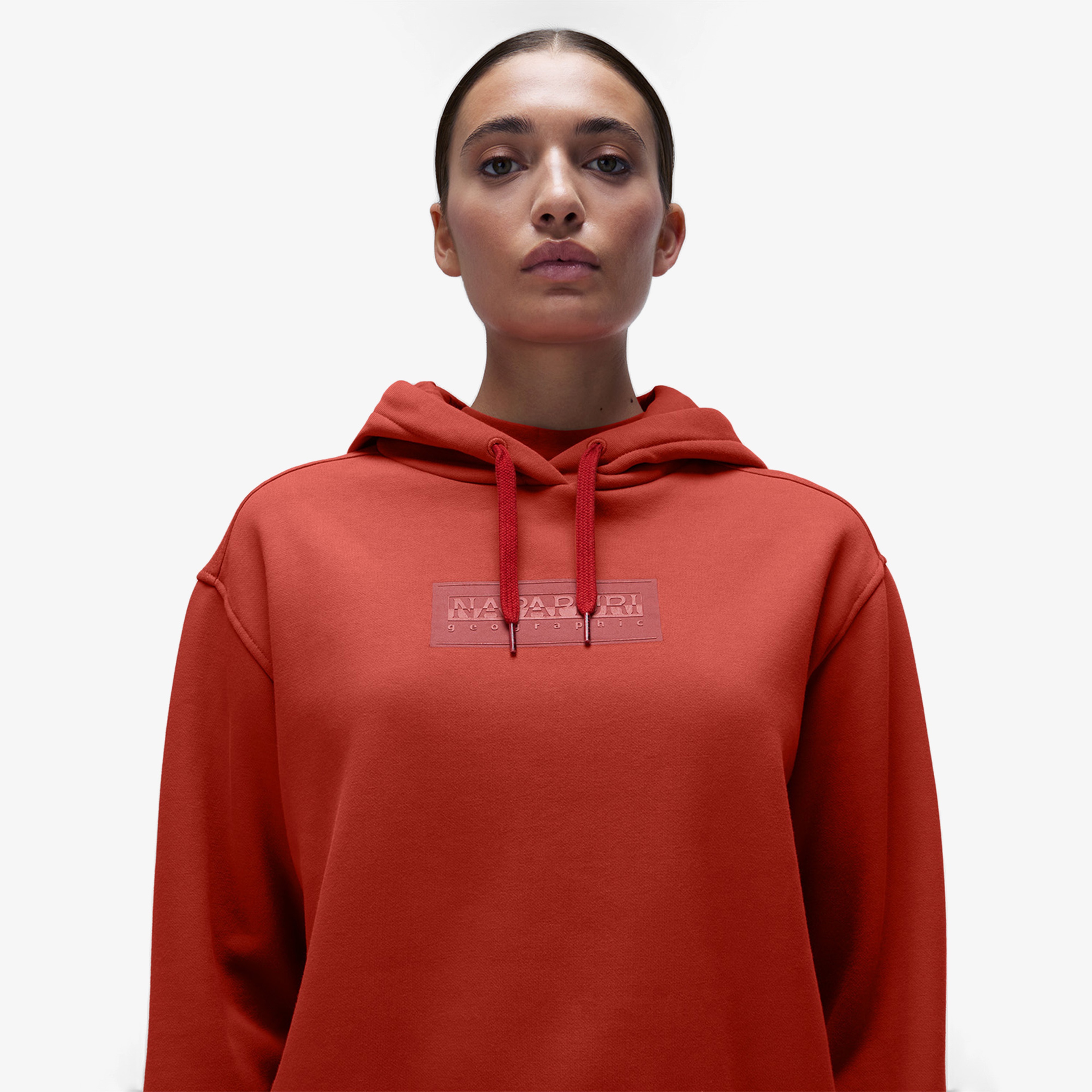 Napapijri B-Box Logo H W Kadın Kırmızı Sweatshirt