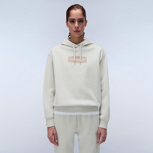 Napapijri B-Box Logo H W Kadın Bej Sweatshirt