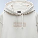Napapijri B-Box Logo H W Kadın Bej Sweatshirt